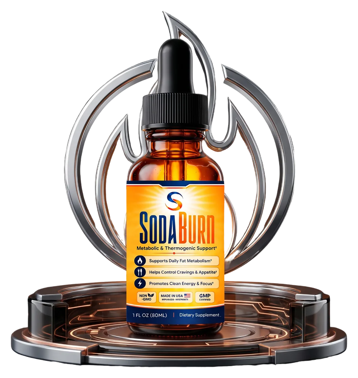 SodaBurn metabolism and appetite support drops